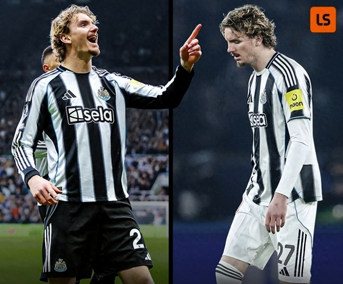 纽卡斯尔德比战失利沃尔特马德改打前腰送助攻